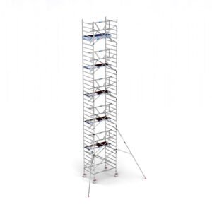Torre de andaime de alumínio 12M Pro Safe 135x190 | Homologada