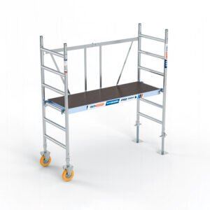 Andaime de jardim ​​com rodas e fusos - 3 m altura trabalho