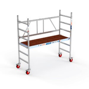 Andaime dobrável EASY, embalado, altura de trabalho de 3,00 m, 75×190 cm &bull; Comprar Andaimes