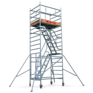 Andaime de escadas TopSystem 135×180, altura trabalho 10,2 m