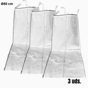 Calha flexível para detritos Ø80 cm EMBALAGEM 3 unid.