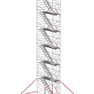 Andaime com escadas RS 53 Tower 135x185 - altura trabalho 14,20 m