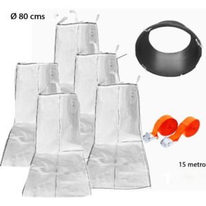 Calha flexível para detritos Ø50 cm EMBALAGEM com 9 m